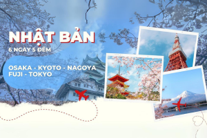 Tour Nhật Bản: Osaka – Kyoto – Nagoya – Phú Sĩ – Tokyo